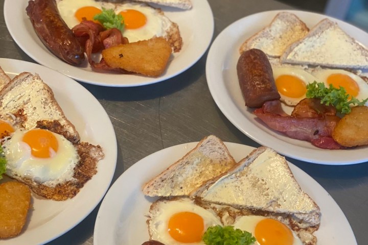 a bunch of food on a plate