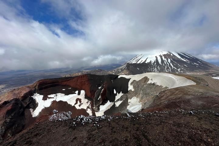 a snow covered mountain